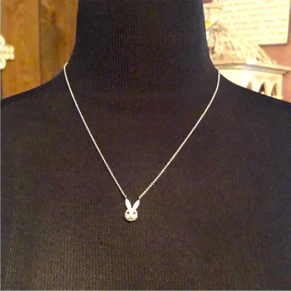 Kate Spade Novelty Magic Rabbit Mini Bunny Pendant Necklace
